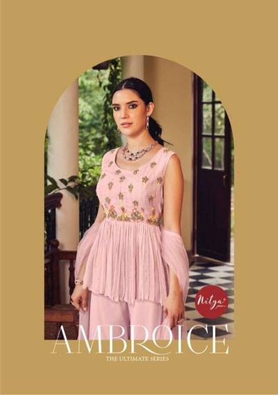 Ambroice By Lt Designer Partywear Readymade Dress Collection